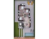 Nieuwbouw - villa - Los Alcázares - Serena Golf