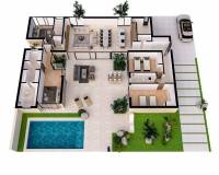 Nouvelle construction - villa - Banos y Mendigo - Altaona Golf