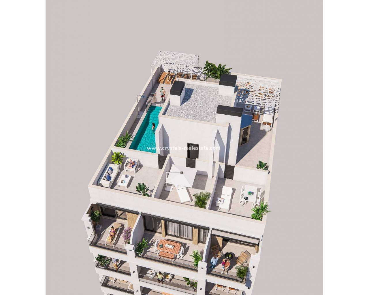 Penthouse - Neubau - Torrevieja - Playa de El Cura