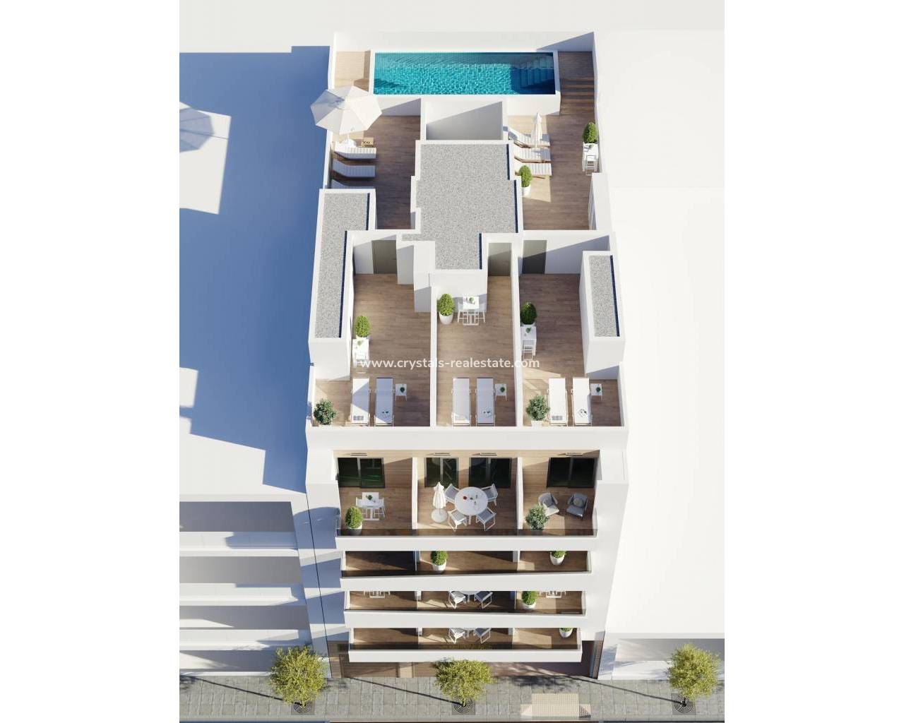 Penthouse - Nouvelle construction - Torrevieja - Centro