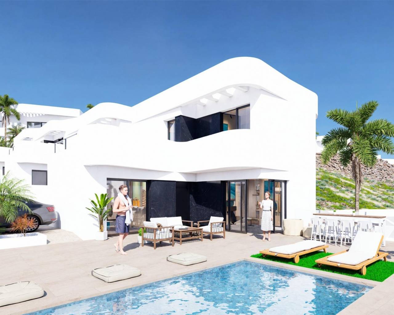 villa - New Build - Algorfa - La Finca Golf