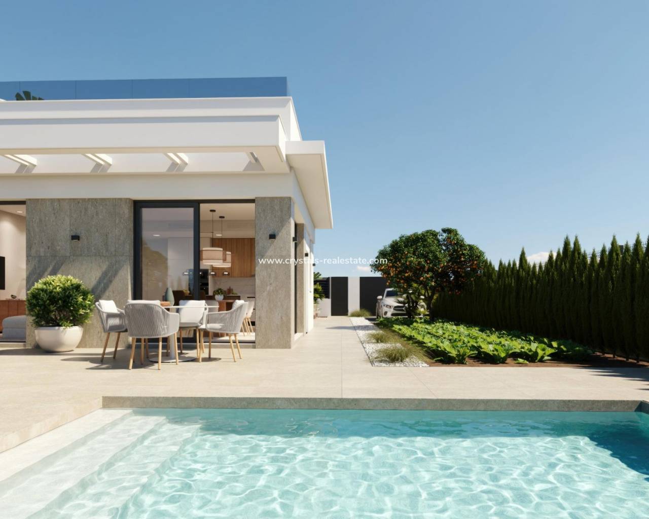 villa - New Build - Fuente Álamo - Hacienda Del Álamo Golf