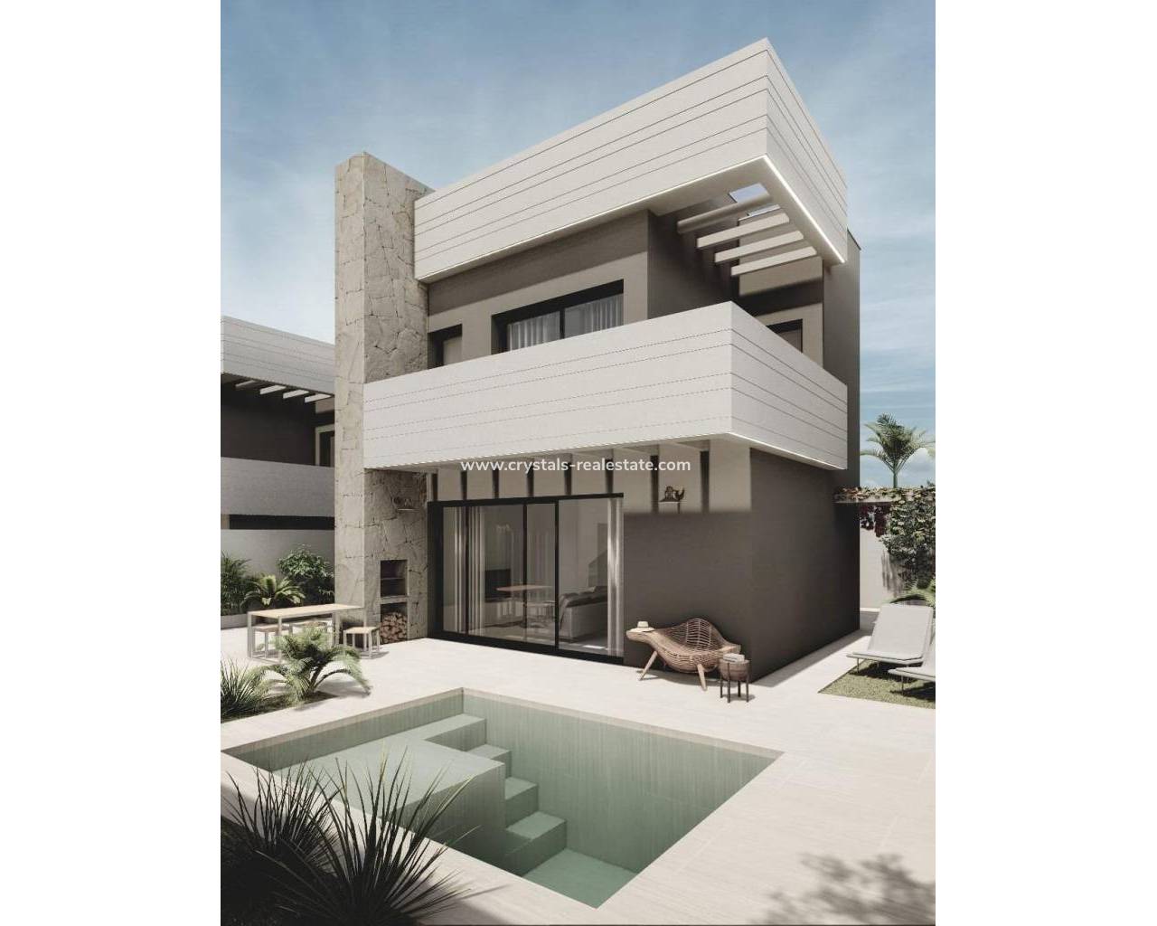 villa - New Build - San Juan de los Terreros - Las Mimosas