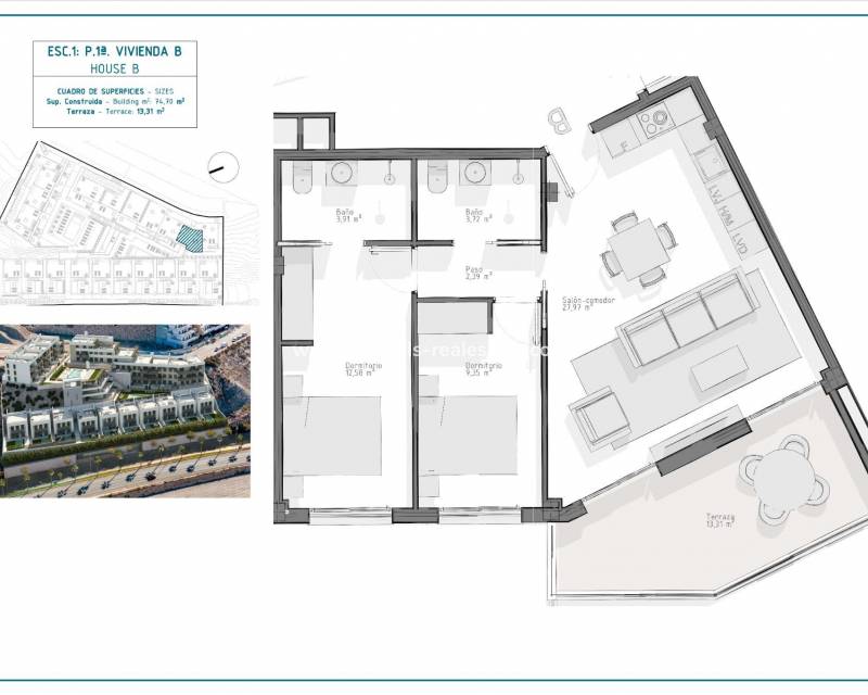 Nouvelle construction - Appartement - Aguilas - El Hornillo