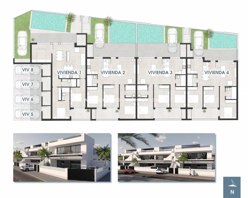 Nouvelle construction - Bungalow - San Pedro del Pinatar - Las Esperanzas