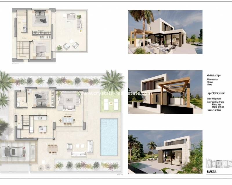 Nieuwbouw - villa - Pilar de la Horadada - Lo Romero Golf