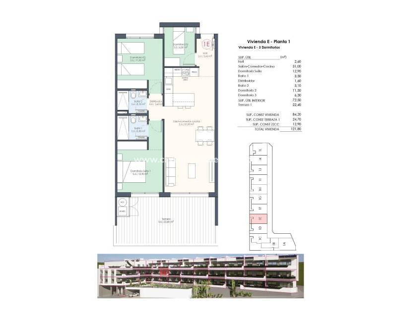 New Build - Apartment - Benijofar