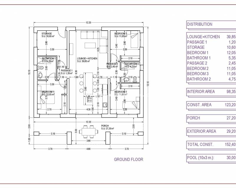Nieuwbouw - villa - Pinoso - Campo