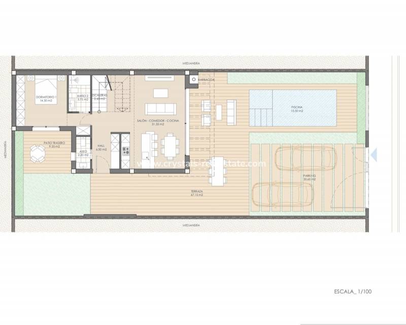 Nieuwbouw - villa - San Juan de los Terreros - Las Mimosas