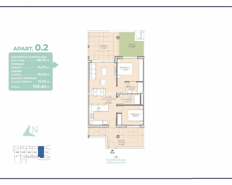 Nouvelle construction - Appartement - Los Alcázares - Serena Golf