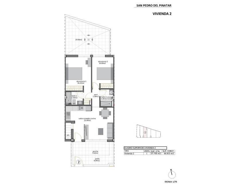 Nouvelle construction - Bungalow - San Pedro del Pinatar - Los Cuarteros