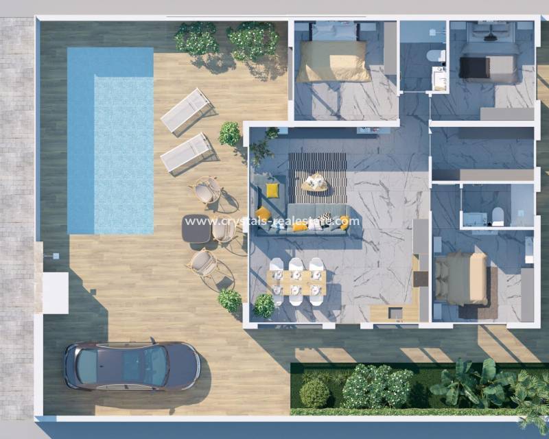 Nieuwbouw - villa - Rojales - Junto Campo De Golf La Marquesa