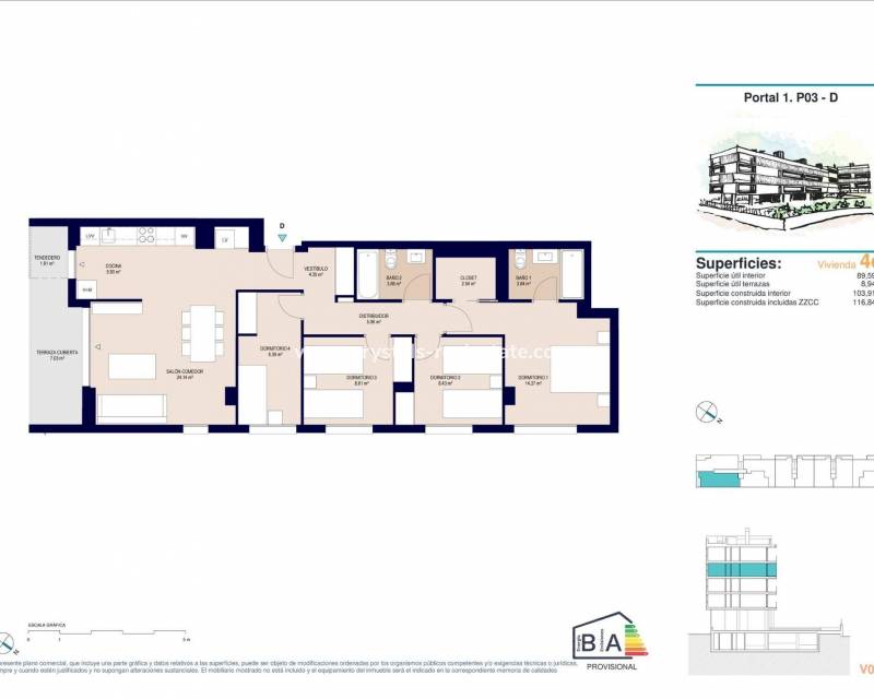Nouvelle construction - Appartement - Alicante - San Agustín-PAU 2