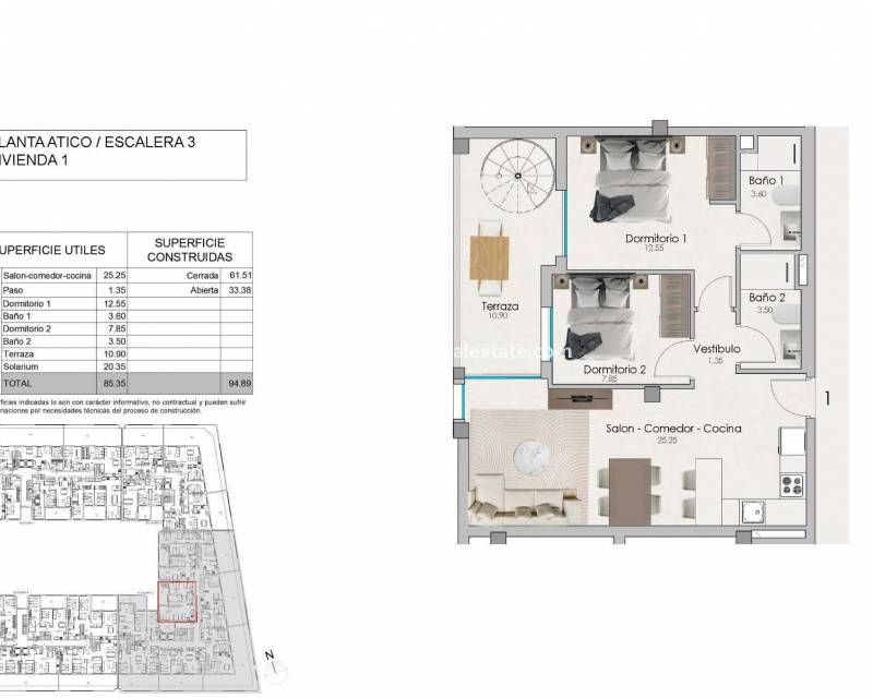 New Build - Penthouse - Santa Pola - Estacion de autobuses