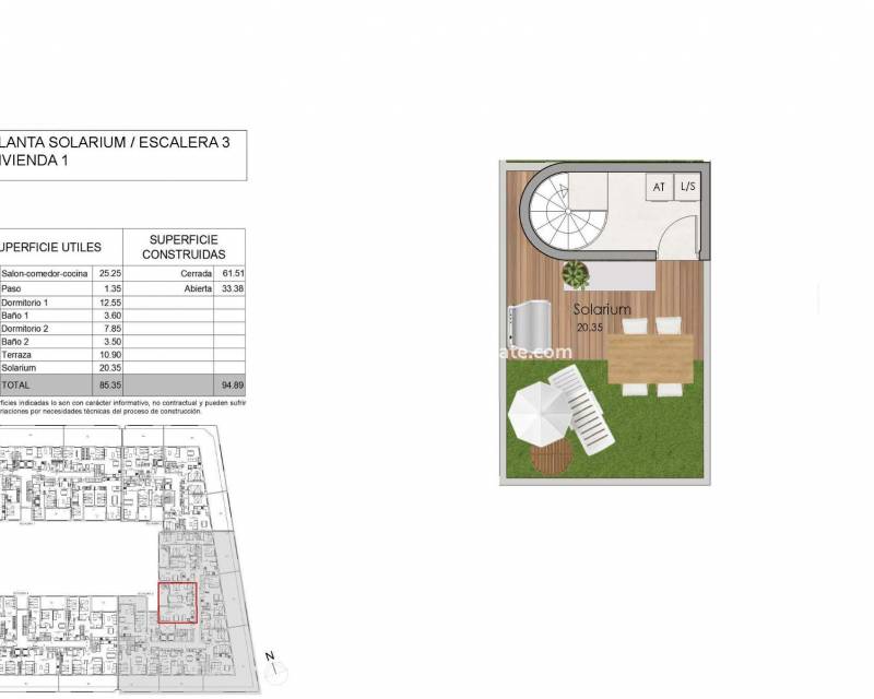 New Build - Penthouse - Santa Pola - Estacion de autobuses