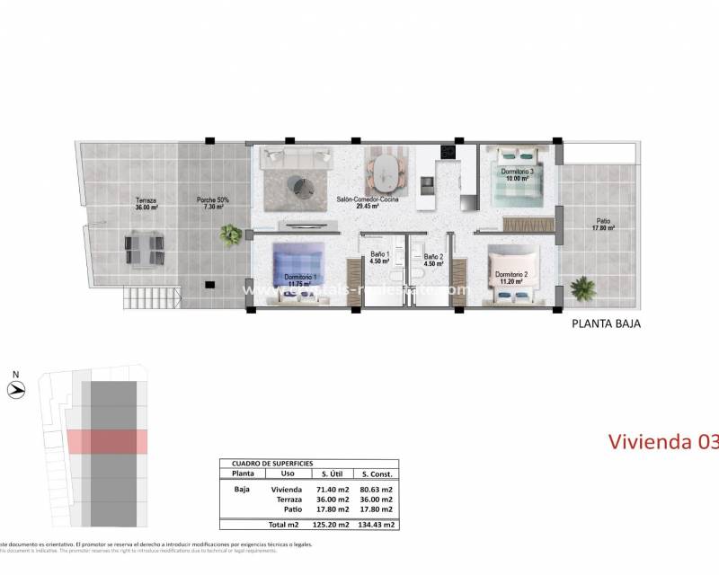 New Build - Bungalow - Pilar de la Horadada - pueblo