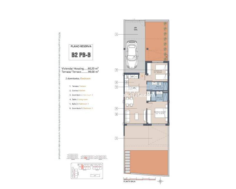 Nouvelle construction - Bungalow - Los Alcázares - Serena Golf