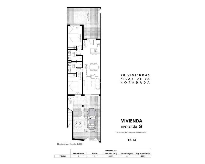 New Build - Bungalow - Pilar de la Horadada - pueblo