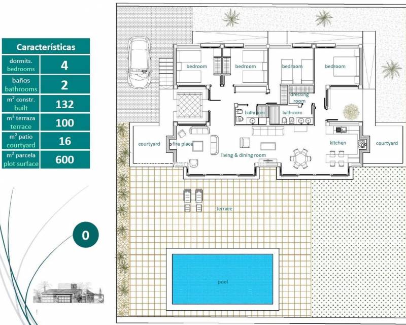 Nieuwbouw - villa - Sucina - Peraleja Golf