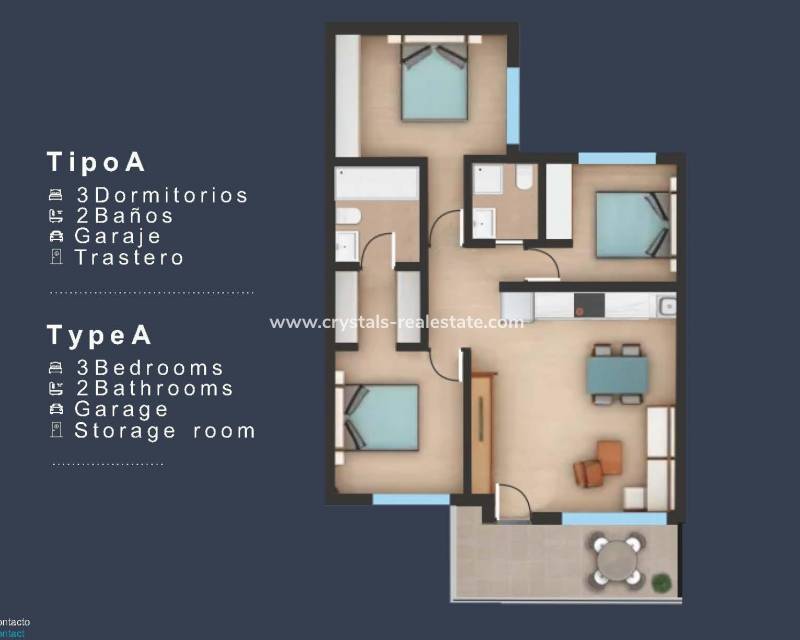 Nouvelle construction - Bungalow - San Pedro del Pinatar - Los Pinos