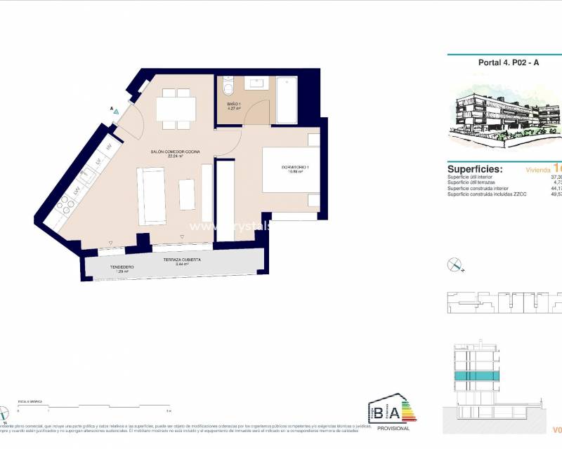 Nouvelle construction - Appartement - Alicante - San Agustín-PAU 2