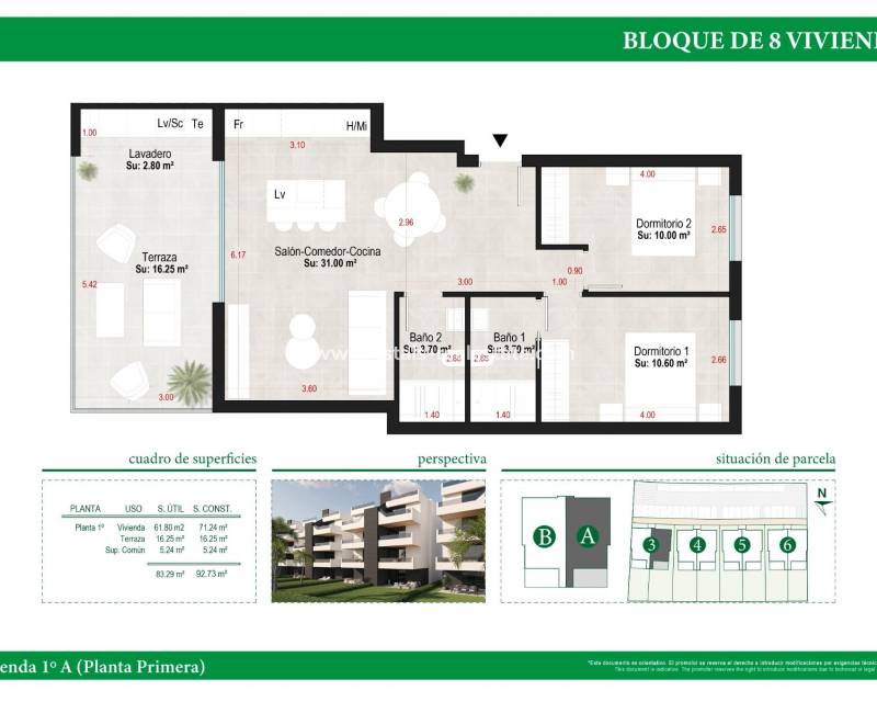 Nouvelle construction - Appartement - Alhama De Murcia - Condado De Alhama Golf Resort