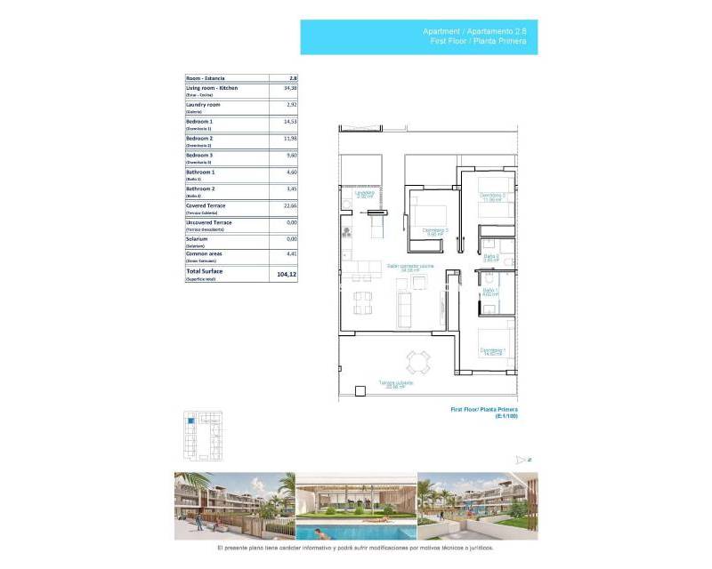 Nouvelle construction - Appartement - Pilar de la Horadada - Playa de las Higuericas