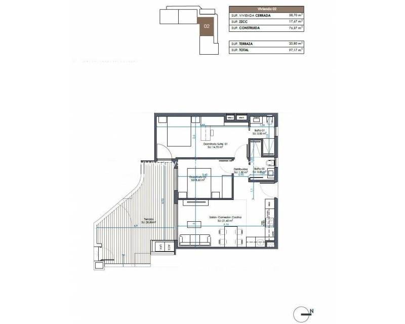 Nouvelle construction - Appartement - Guardamar del Segura - Camino del Puerto