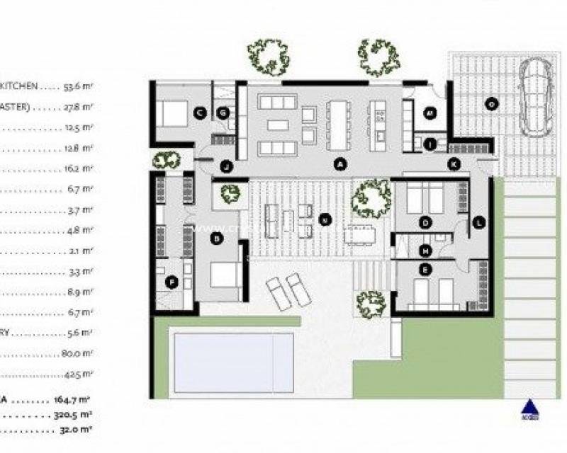 Nouvelle construction - villa - Banos y Mendigo - Altaona Golf