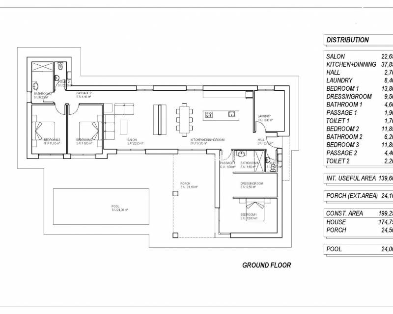 Nueva construcción  - villa - Pinoso - Campo