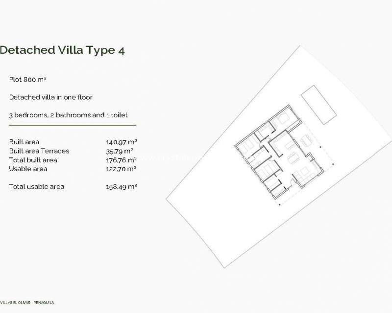 Nouvelle construction - villa - Penàguila - El Olivar
