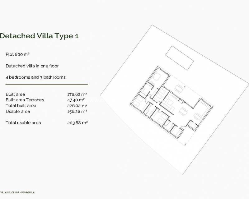 Neubau - villa - Penàguila - El Olivar