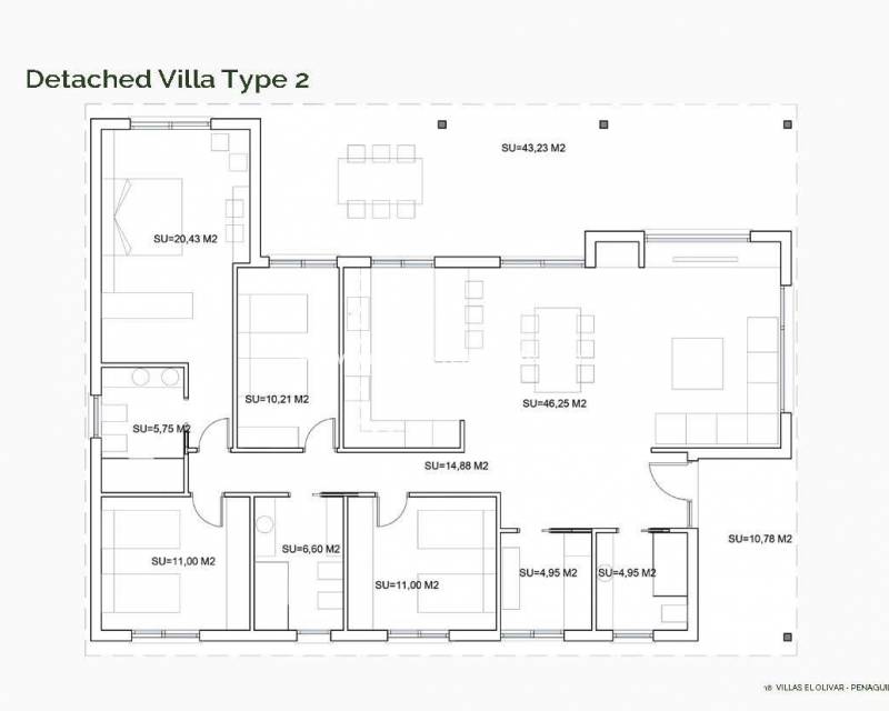 Nouvelle construction - villa - Penàguila - El Olivar