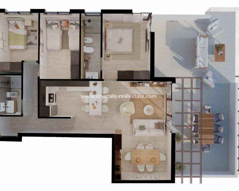 Nieuwbouw - Appartement - Vera - Vera Playa