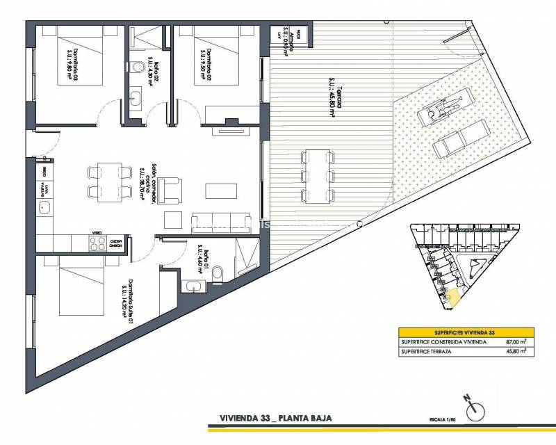 Nieuwbouw - Bungalow - San Fulgencio - Pueblo
