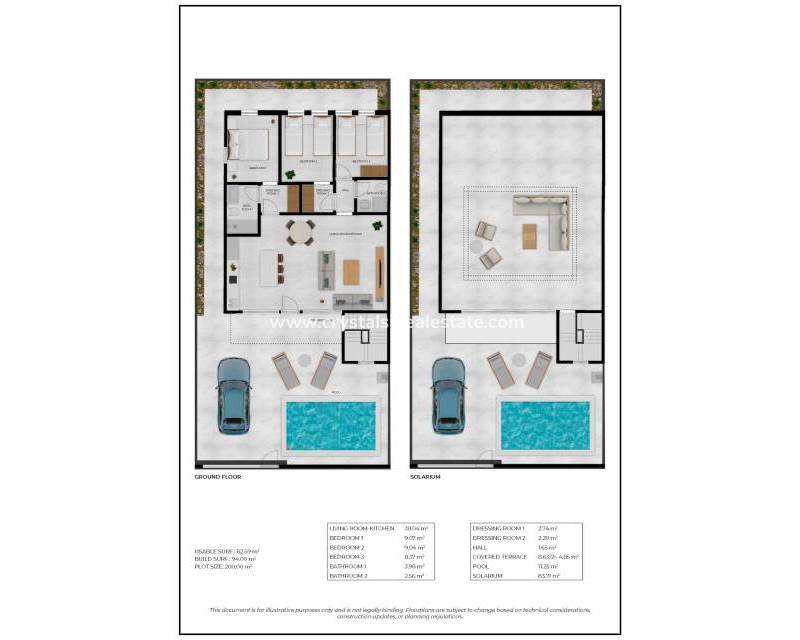 Nouvelle construction - villa - Fuente Álamo - La Pinilla