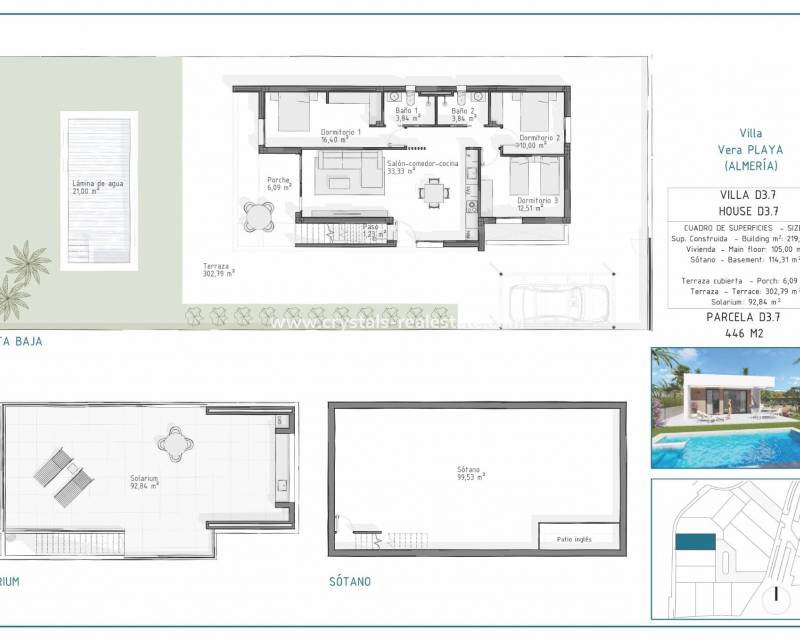 Nieuwbouw - villa - Vera - Pueblo Salinas