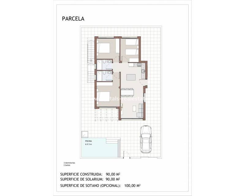 Nouvelle construction - villa - Vera - Vera Playa