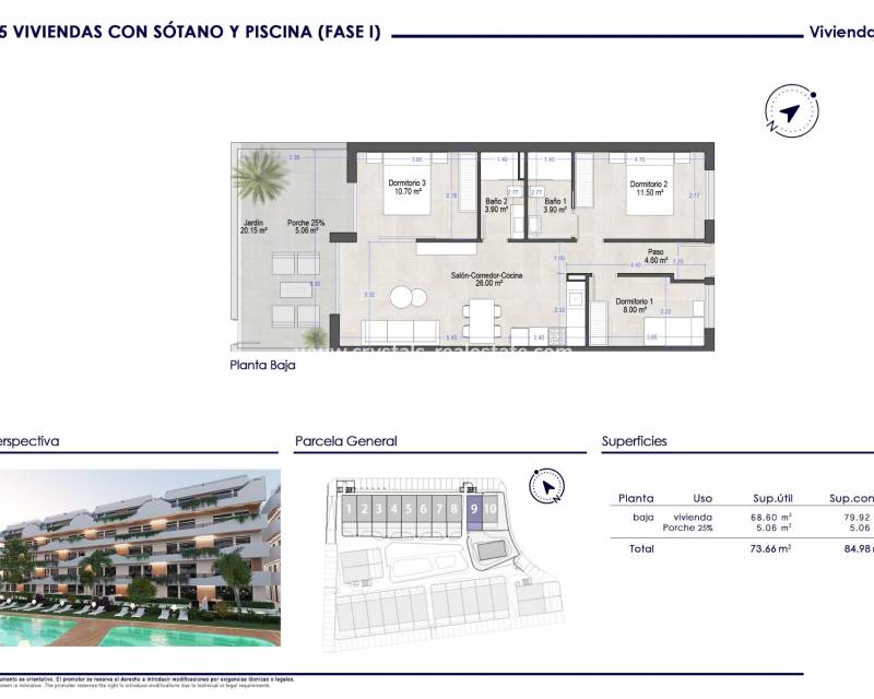 Nouvelle construction - Appartement - San Javier - Santiago De La Ribera