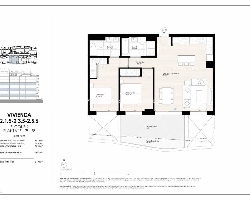 Nouvelle construction - Appartement - Villajoyosa - Playa del Torres