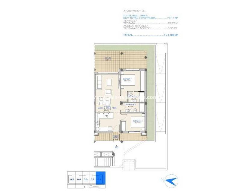 Nouvelle construction - Appartement - Los Alcázares - Serena Golf