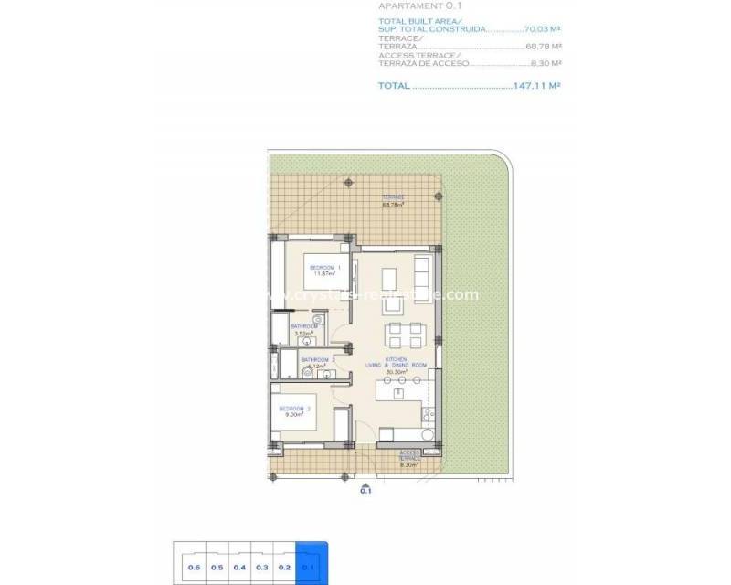 Nieuwbouw - Appartement - Los Alcázares - Serena Golf