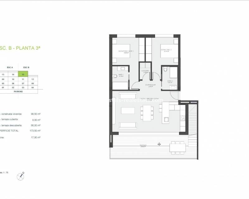 Nieuwbouw - Penthouse - Orihuela - Las Colinas Golf