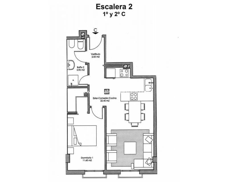 Neubau - Apartment - Avileses - pueblo