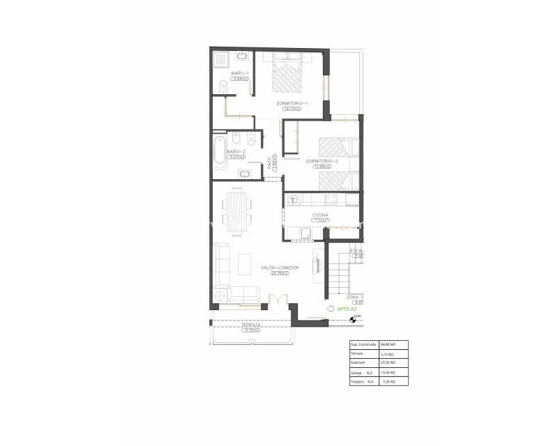 New Build - Penthouse - Cuevas Del Almanzora - Herrerias