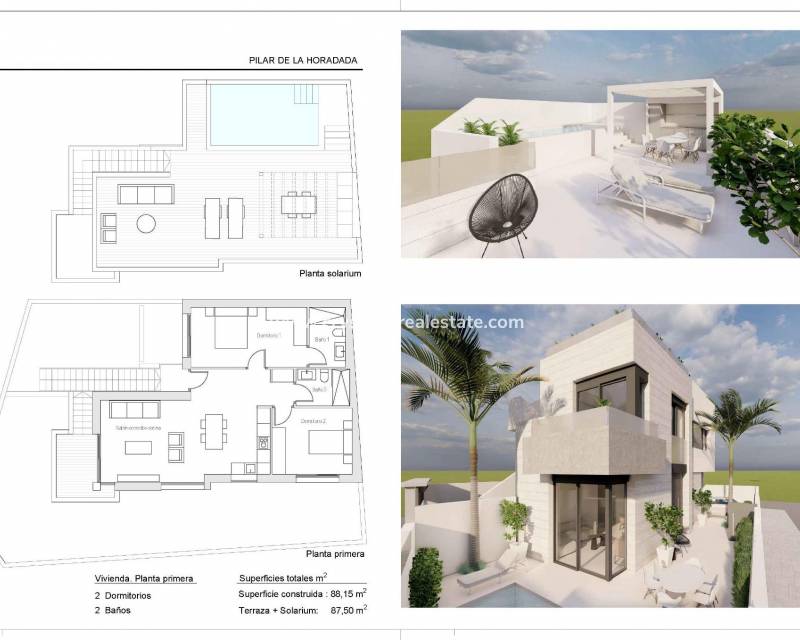 New Build - Bungalow - Pilar de la Horadada - pueblo