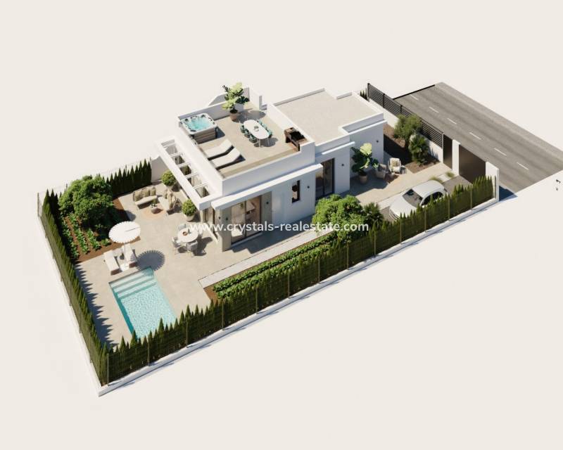 New Build - villa - Fuente Álamo - Hacienda Del Álamo Golf