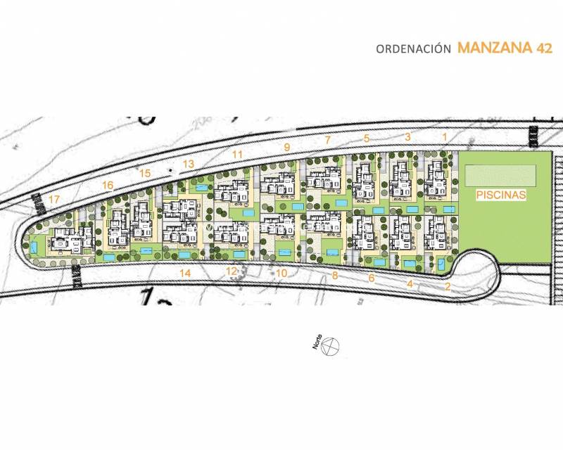 New Build - villa - Fuente Álamo - Hacienda Del Álamo Golf
