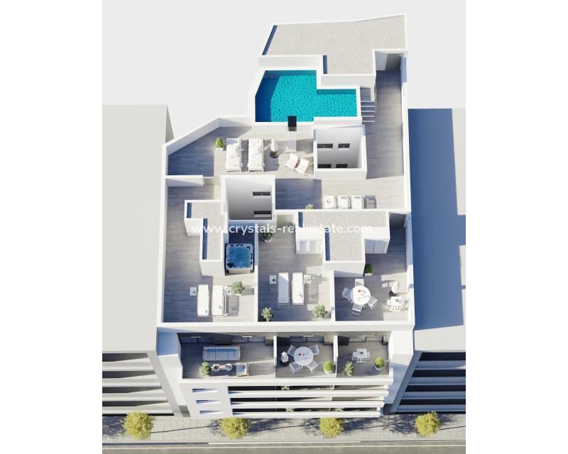 Nieuwbouw - Penthouse - Torrevieja - Centro