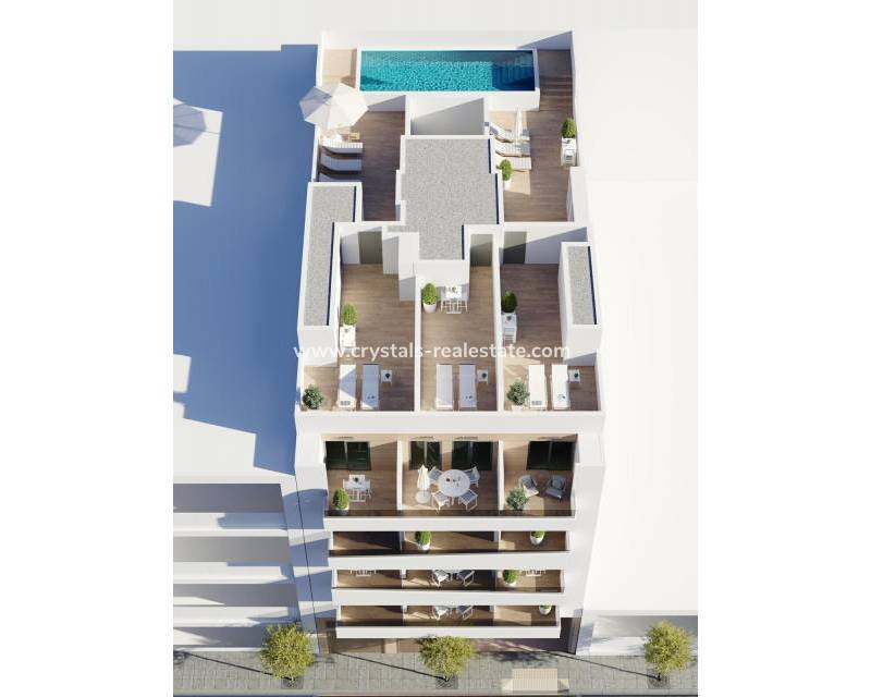 Nieuwbouw - Appartement - Torrevieja - Centro